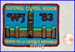 Amangamek Wipit Oa 470 DC Bsa Nt`l Capital Region 1983 Jamboree Pocket Patch 4