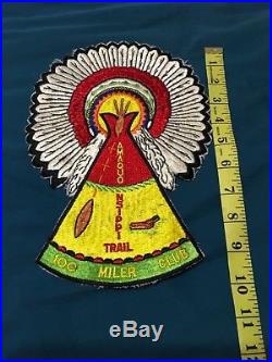 Amaquonsippi Trail 100 Miler Club Jacket Patch Rare