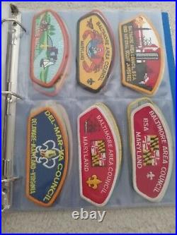 Amazing! Boy Scout CSP and JAMBOREE Patch Collection (96 + binder & holders)