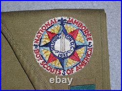 Antique Boy Scout BSA Sash withMerit Badges & National Jamboree DC Patch 1937