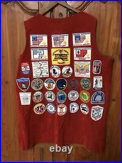 Antique Vintage Boy Scout Jacket with over 26 Patches 60's Antique BSA of American