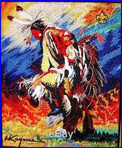 Apoxky Aio Oa 300 Mt Montana Artist Koyama Sioux Dancer Jacket Patch 154 Made