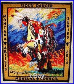 Apoxky Aio Oa 300 Mt Montana Artist Koyama Sioux Dancer Jacket Patch 154 Made