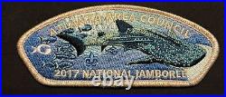 Atlanta Area Council Egwa Tawa Dee Oa 129 2017 Jamboree Jsp 9-patch Smy 75 Made