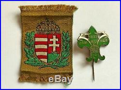 BADGE + 1 patches 1933 Boy Scout World Jamboree BADEN POWELL Attended