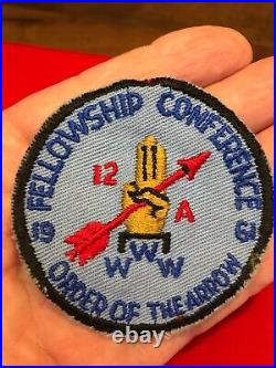 BOY SCOUT PATCH Order of the Arrow OA CONFERENCE 1961 Excellent Original