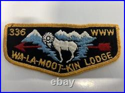 BOY SCOUT WA-LA-MOOT-KIN- Lodge WWW 336 Patch