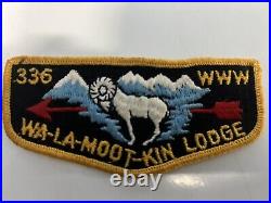 BOY SCOUT WA-LA-MOOT-KIN- Lodge WWW 336 Patch
