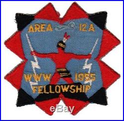 BOY SCOUTS OA Conclave AREA 12A 1955 Section Conference PATCH BADGE
