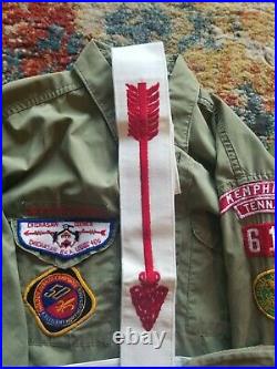 BOY SCOUTS OF AMERICA ORDER OF THE ARROW OA Sash/Chickasah 406 patches Memphis