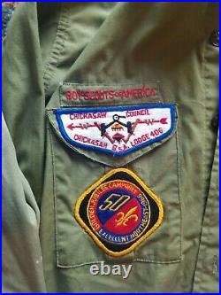 BOY SCOUTS OF AMERICA ORDER OF THE ARROW OA Sash/Chickasah 406 patches Memphis