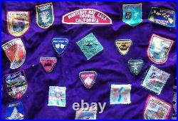 BOY SCOUTS SHIRT WITH PATCHES AUSTRALIAN & OVERSEAS 1960's