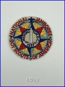 BSA 1937 Boy Scout National Jamboree Washington DC Participant Felt Patch