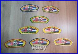 BSA 2010-13-17 Nat'l Jamboree patch lot / Sea Scouts Cuba (diaspora FL) badges