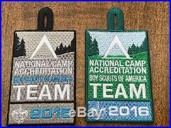 BSA 2013-2020 National Camp Accreditation Team (NCAP) Patches. Complete Set