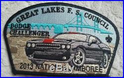 BSA 2013 Jamboree Patches Great Lakes Council FS Detroit Chevy Ford Cadillac
