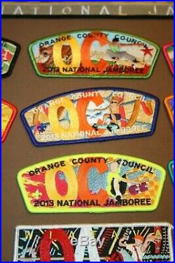 BSA 2013 National Jamboree Orange County Council Complete Patch Set
