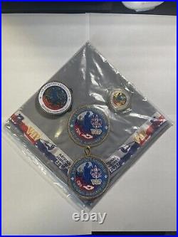 BSA 2017 National Jamboree VIP Neckerchief, VIP Buckle, VIP Coin And Patch