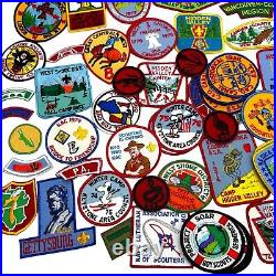 BSA/ BOY SCOUTS OF AMERICA PATCHES MIXED LOT OF (132) 1970s to 1990s