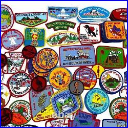 BSA/ BOY SCOUTS OF AMERICA PATCHES MIXED LOT OF (132) 1970s to 1990s