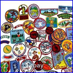 BSA/ BOY SCOUTS OF AMERICA PATCHES MIXED LOT OF (132) 1970s to 1990s