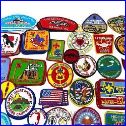 BSA/ BOY SCOUTS OF AMERICA PATCHES MIXED LOT OF (132) 1970s to 1990s