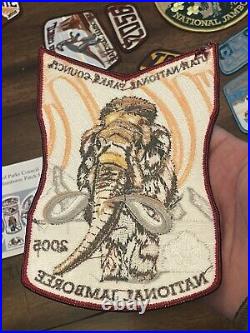 BSA Boy Scout 2005 Utah National Jamboree Patch Set 37 Rare Patches Dinosaur
