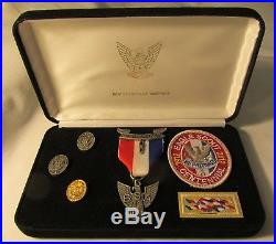 BSA Boy Scout CENTENNIAL Eagle Scout Set Medal, Pins & Patches MINT Condition
