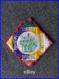 BSA Boy Scout Four Seasons Trail Medal with Acorn Pins on Ribbon & Emblem Patch