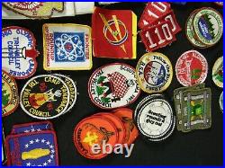 BSA Boy Scout Lot Collection Merit Badges Patches Sash OA Order of Arrow Vintage