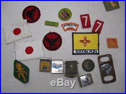 BSA Boy Scouts Far East Camp Tama STAFF PATCH, NECKERCHIEF 1970's + Military