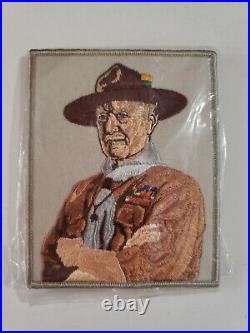 BSA Boy Scouts Founder Robert Baden Powell Large Patch New