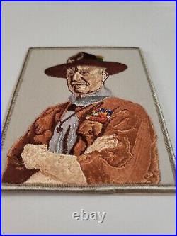 BSA Boy Scouts Founder Robert Baden Powell Large Patch New
