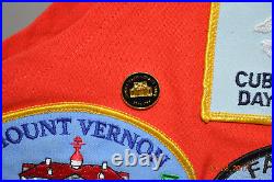 BSA CUB BOY SCOUTS OF AMERICA SCOUT VEST DERBY Washington's Tomb PIN & PATCHES
