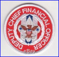 BSA Chief Financial Officer position patch lot / scout badge BSA2010 backing