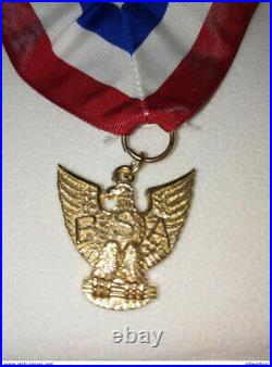 BSA Distinguished Eagle Scout Award presentation kit badges patches