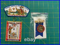 BSA History of Scouting Trail (HOST) Inaugural Medal & Patches