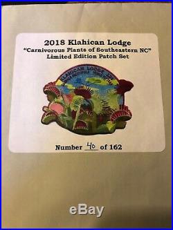 (BSA) Klahican 331 Set Of Klahican Lodge Flaps Carnivorous Plants Patch Set