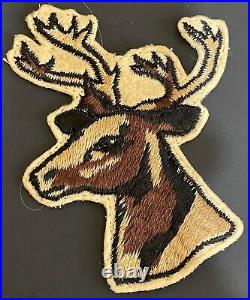 BSA OA Lodge 430 Ahwahnee X1 dear stag head shape scout felt patch