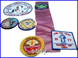 BSA Patch Jamboree 1964 Washington pray 1960s 1970s ribbon 1969 Camporee Snoopy