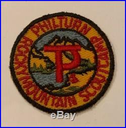 BSA Philturn Rocky Mountain Scout Camp Patch Mint