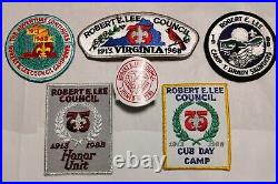 BSA Robert E. Lee Council 75th Anniversary Collection Patches