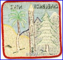 BSA SDCC Camel Back Hike 60 Miles scout patch gauze back TWILL SKY very old