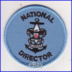 BSA Sea Scout National Director patch badge Since1910 backing