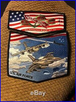 (BSA) Set Of Klahican Lodge 331 Flaps Military Patch Set From NOAC 2018