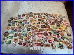 BSA boy Scout Cub Scout Patches Mixed Lot of 138, Multiples Of A Few, EXCELLENT