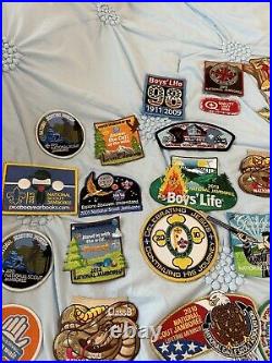 BSA boy Scout Cub Scout Patches Mixed Lot of 138, Multiples Of A Few, EXCELLENT