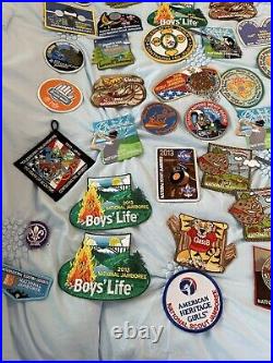 BSA boy Scout Cub Scout Patches Mixed Lot of 138, Multiples Of A Few, EXCELLENT