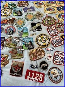 BSA boy Scout Cub Scout Patches Mixed Lot of 138, Multiples Of A Few, EXCELLENT