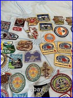 BSA boy Scout Cub Scout Patches Mixed Lot of 138, Multiples Of A Few, EXCELLENT